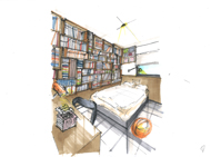 ねをはす HOTEL BOOK&CAFE