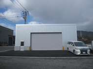 山口県ウッドシステム様　木材加工場